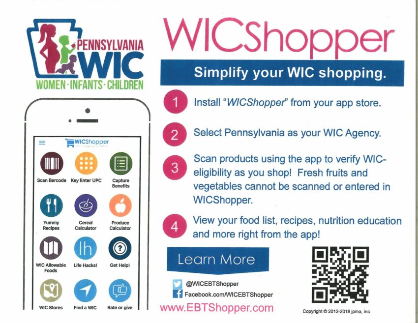 WIC Shopper App Updated - Women, Infants, and Children (WIC) - Community  Action Partnership of Lancaster County